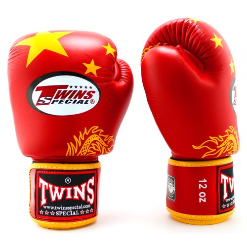 Боксерские перчатки Twins Special с рисунком (FBGV-44 CH)
